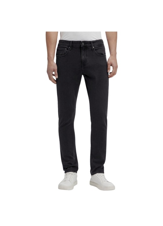 Férfi farmernadrág, Calvin Klein, Slim Fit, fekete, pamut
