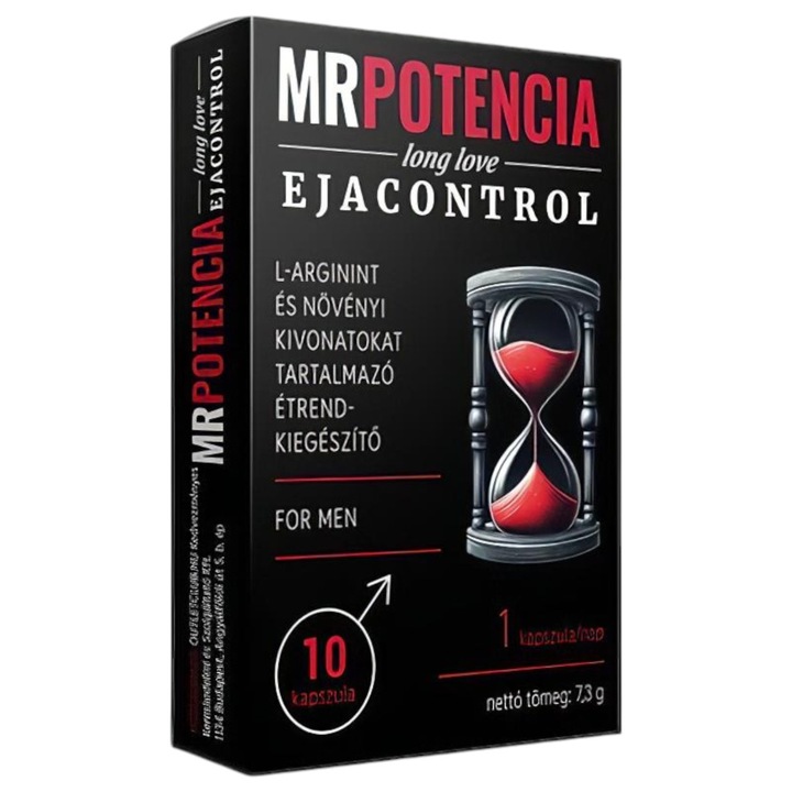 Capsule intarziere ejaculare Mr Potencia Long Love Ejacontrol 10 buc