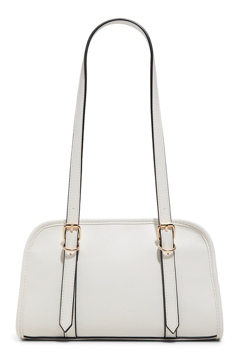 Aldo, Geanta de piele ecologica cu bareta de umar Kailyy, Alb murdar