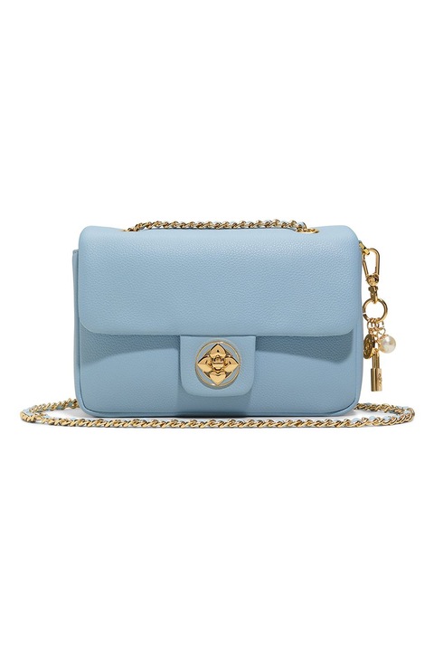 Aldo, Geanta crossbody de piele ecologica Nellyne, Albastru pastel