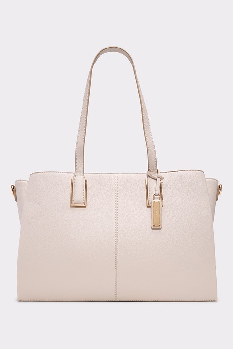 Aldo, Geanta din piele ecologica cu bareta de umar Haoredia, Crem