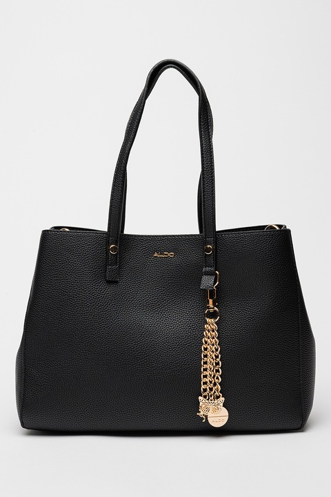 Aldo, Чанта за рамо от еко кожа с отделящ се аксесоар, Черен