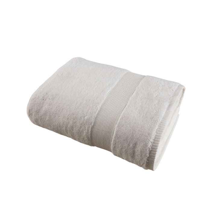 Prosop de baie din bumbac 100%, 50X100 cm, 550 gr/m², Maisonette Pure, crem ivory