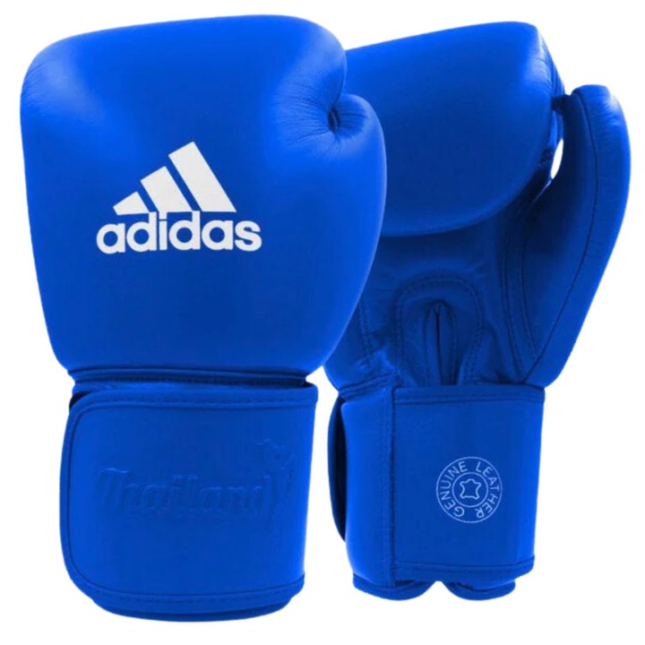 Sportkesztyű, Adidas, Pro 200, természetes bőr, kék