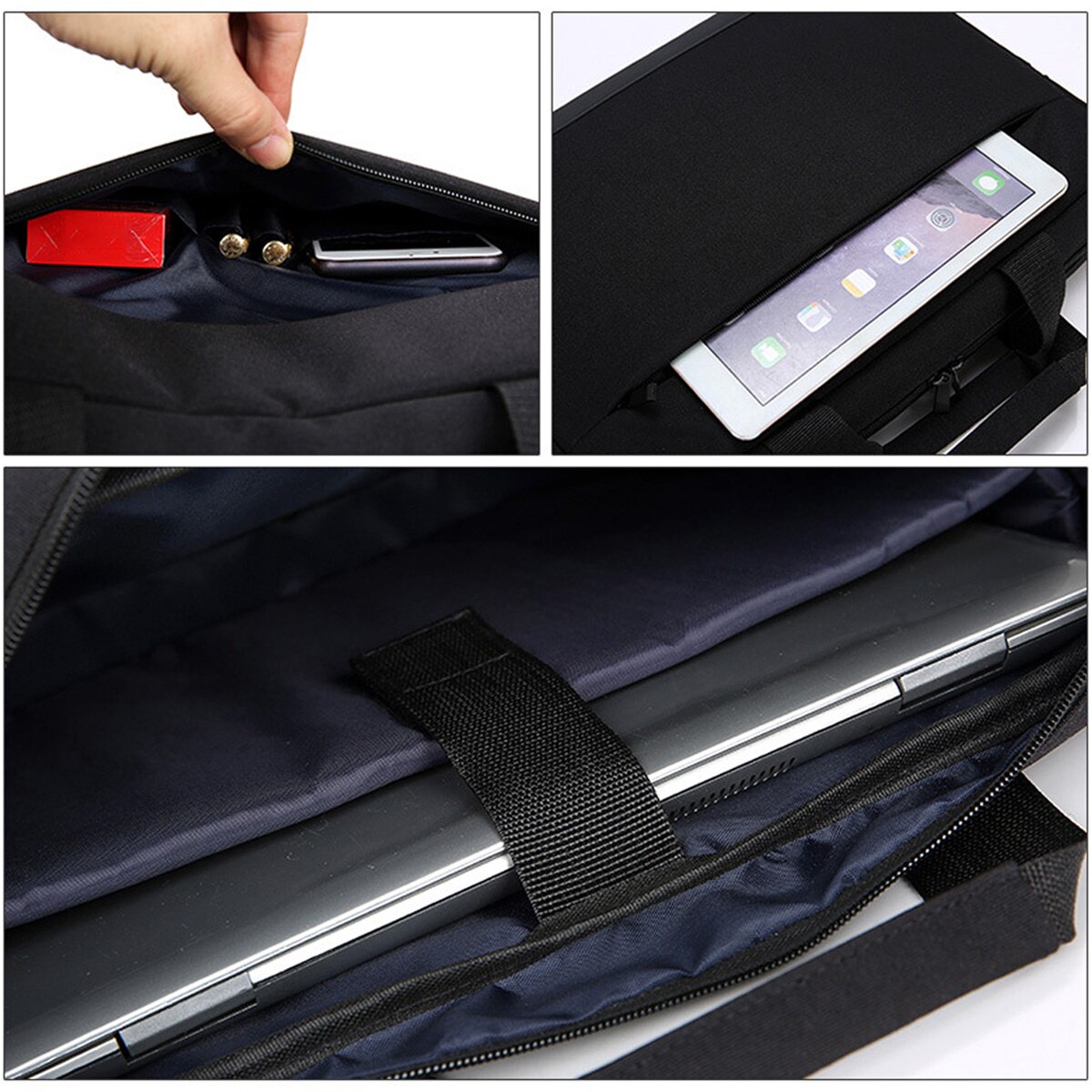 Geanta laptop Oxford, rezistenta, impermeabila, multicolor, 42x32x7cm