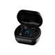 Слушалки Bervolo Pro Sound, Wireless Bluetooth, BT 5.3, Микрофон, ANC намаляване на шума, Low Latency Mode, Transparency Mode, Интелигентен LED дисплей, Touch управление, Bass Boost, Автоматично сдвояване