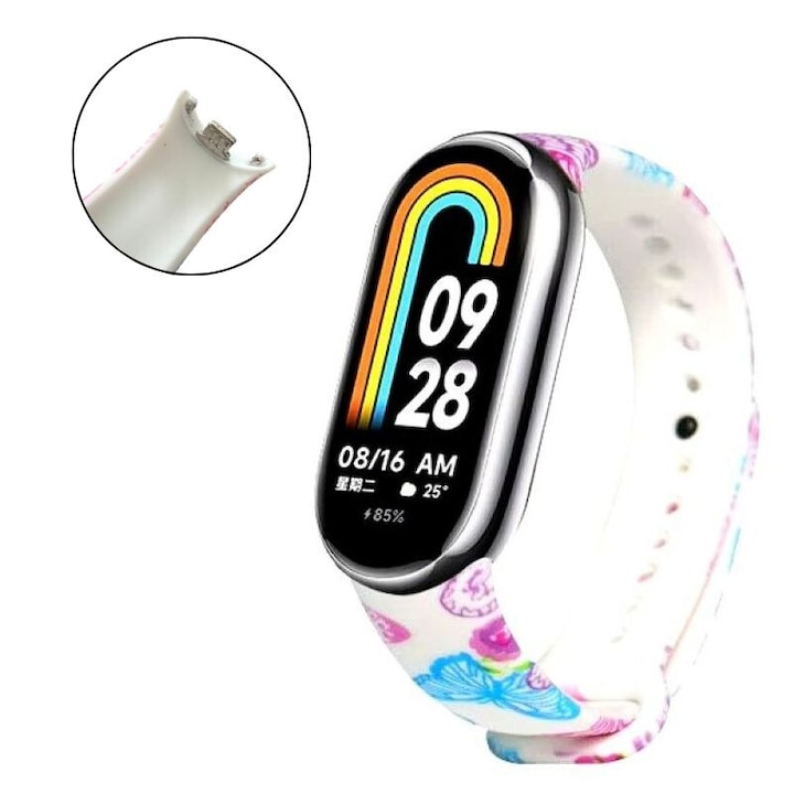 Curea pentru Xiaomi Smart Band 8 / Xiaomi Smart Band 9, multicolor, modeul 2