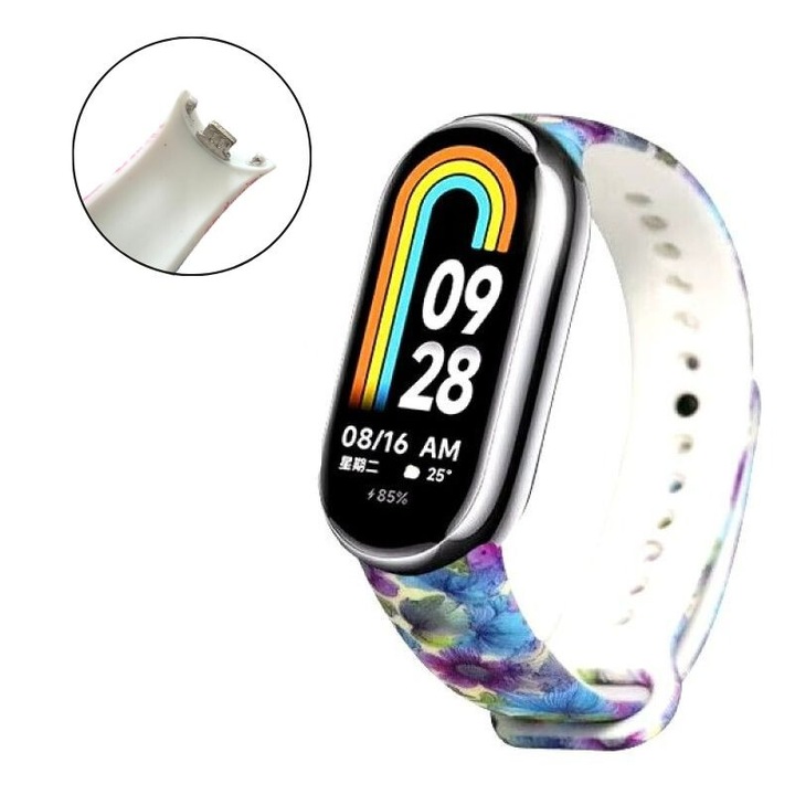 Curea pentru Xiaomi Smart Band 8 / Xiaomi Smart Band 9, multicolor, modeul 3