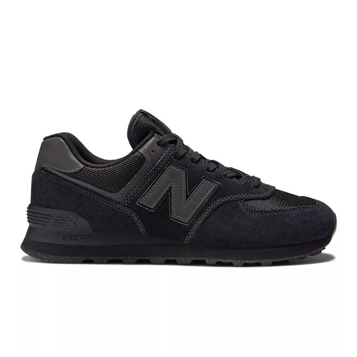New Balance, Спортни обувки 574 с велур, Черен