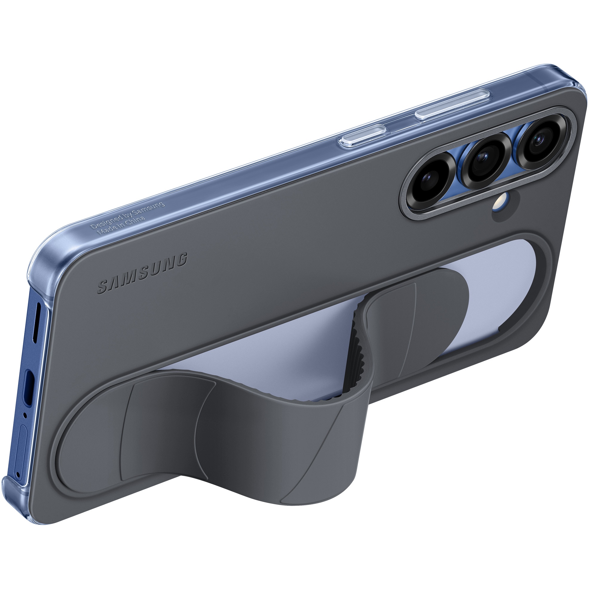 Husa de protectie Samsung Standing Grip Case pentru Galaxy S25, Black