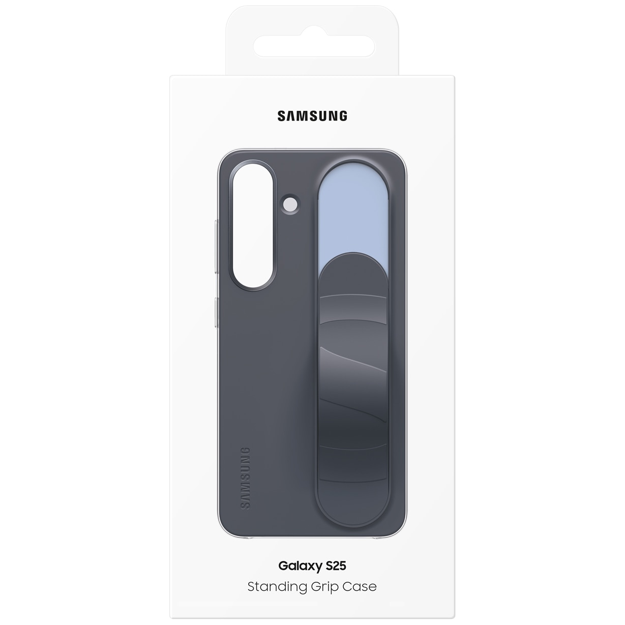 Husa de protectie Samsung Standing Grip Case pentru Galaxy S25, Black