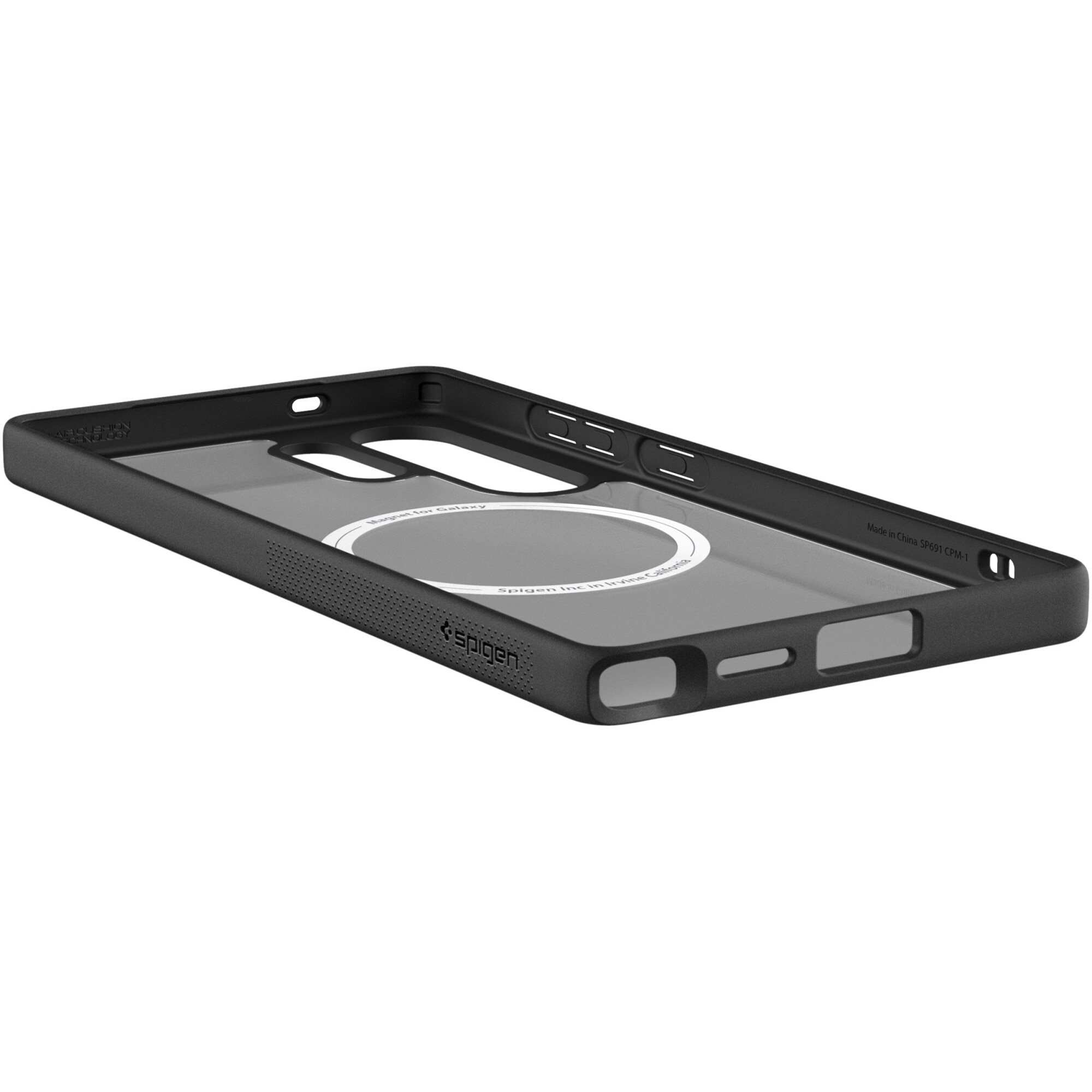 Husa de protectie Samsung Clear Magnet Case pentru Galaxy S25 Ultra - Black