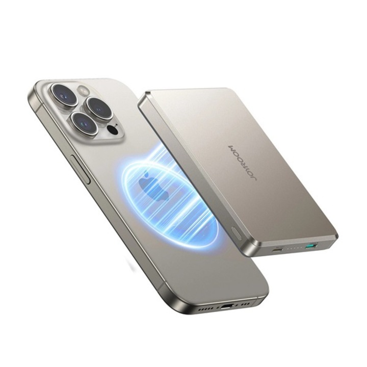 Joyroom jr-pbm08 pro vésztöltő type-c aljzat, 10000mah, 25w, pd gyorstöltő, led jelzés, titánszürke