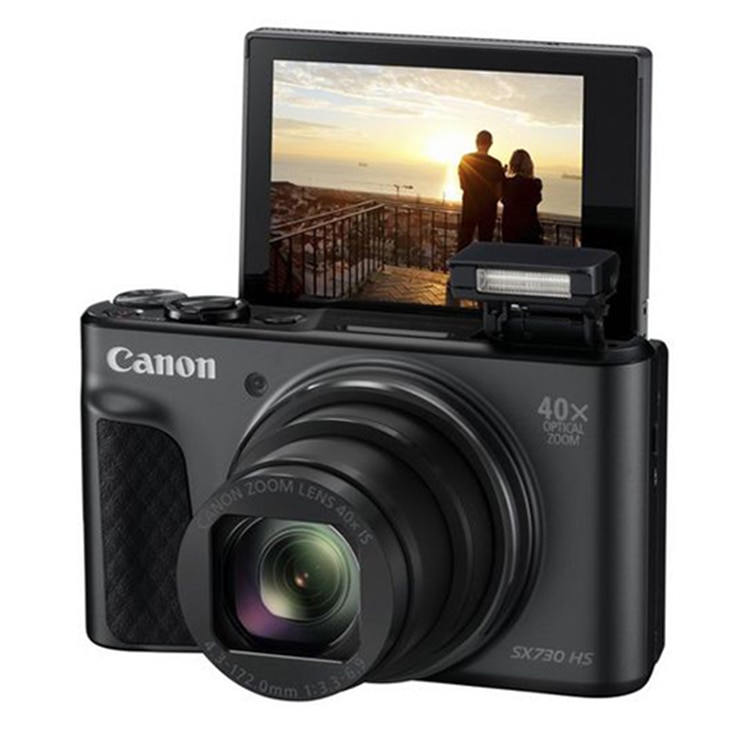 Aparat foto, CANON, POWERSHOT SX730 HS, Negru - eMAG.ro