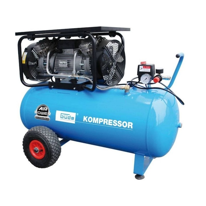 Компресор Güde AIRPOWER 480/10/90, 10бара, 90л, 1400 min-1, 230 V, 10 bar