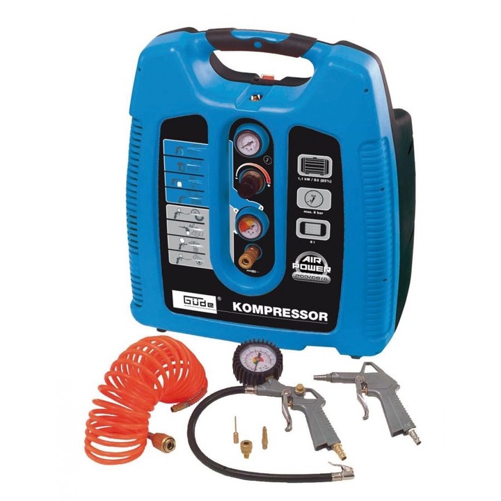 Kompresszor Güde AIRPOWER 200/08/6, 8 bar, 6 l, 230 V, 3400 perc-1