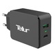 Incarcator retea Tellur, Quick Charge 3.0 USB-C, Negru