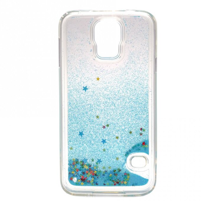 Husa de protectie Tellur pentru Samsung S7 Edge, Glitter Blue