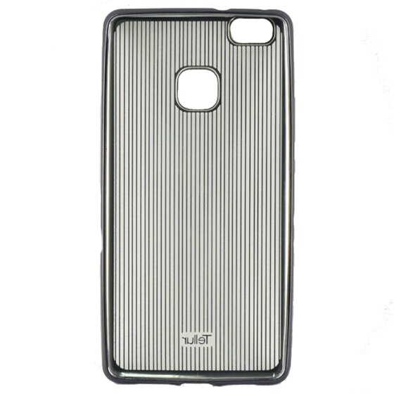 Husa de protectie Tellur Silicon pentru Huawei P9 lite, Vertical Stripes Black