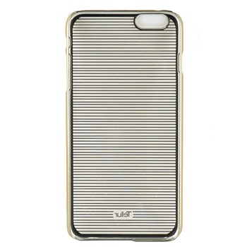 Husa de protectie Tellur Hardcase pentru iPhone 6 Plus, Horizontal Stripes Gold