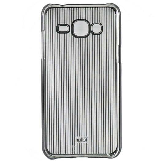 Husa de protectie Tellur Hardcase pentru Samsung J3 2016, Vertical Stripes Black