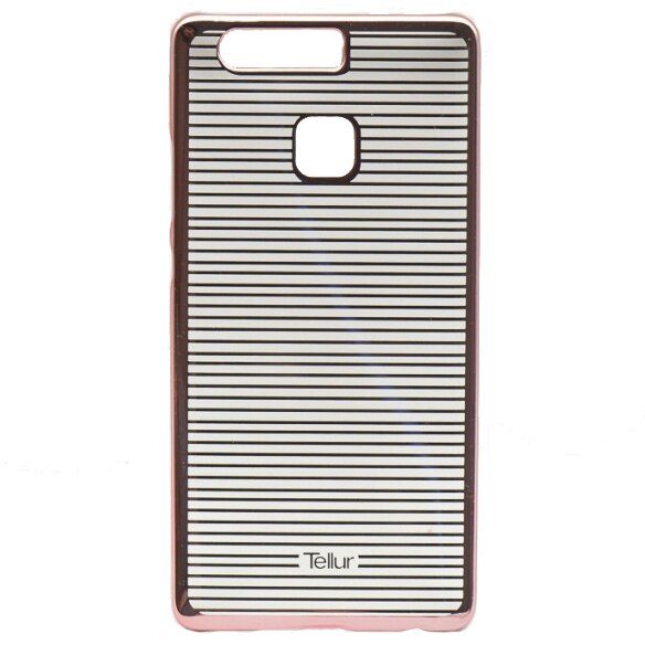 Husa de protectie Tellur Hardcase pentru Huawei P9, Horizontal Stripes Rose