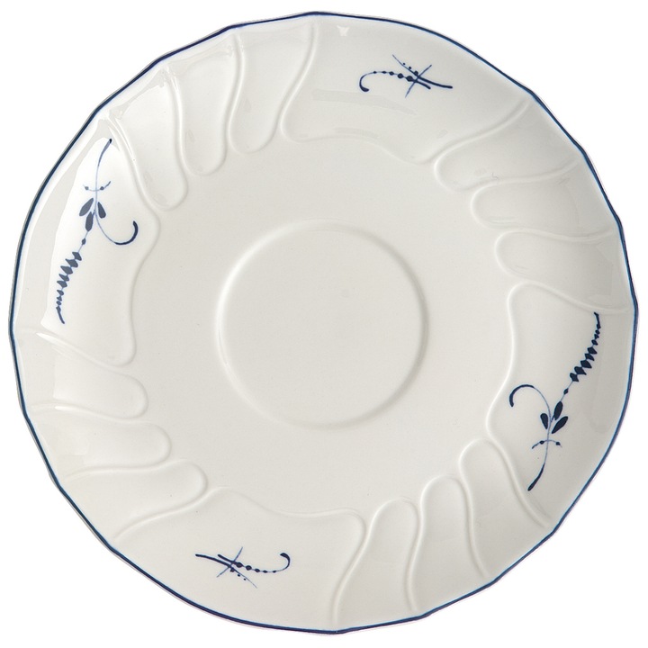 Farfurioara ceasca de cafea Villeroy&Boch, colectie Old Luxembourg, 14 cm, premium portelan
