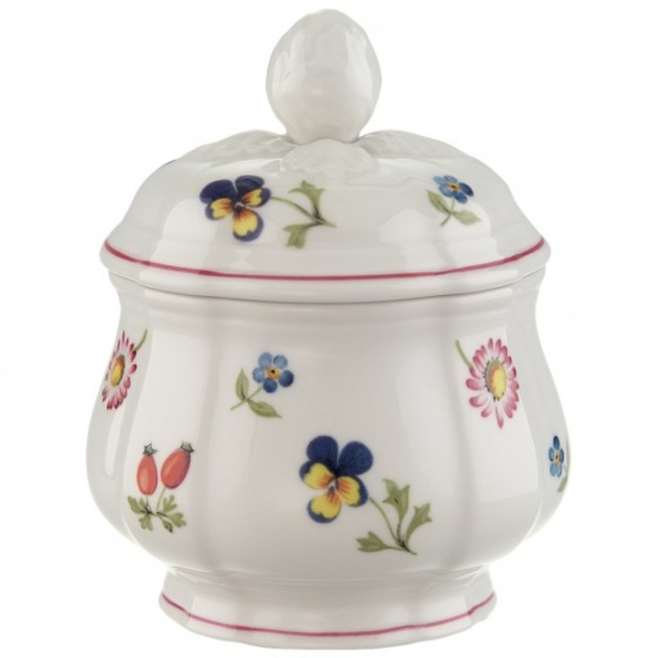 Zaharnita Villeroy&Boch, colectie Petite Fleur, 200 ml, premium portelan