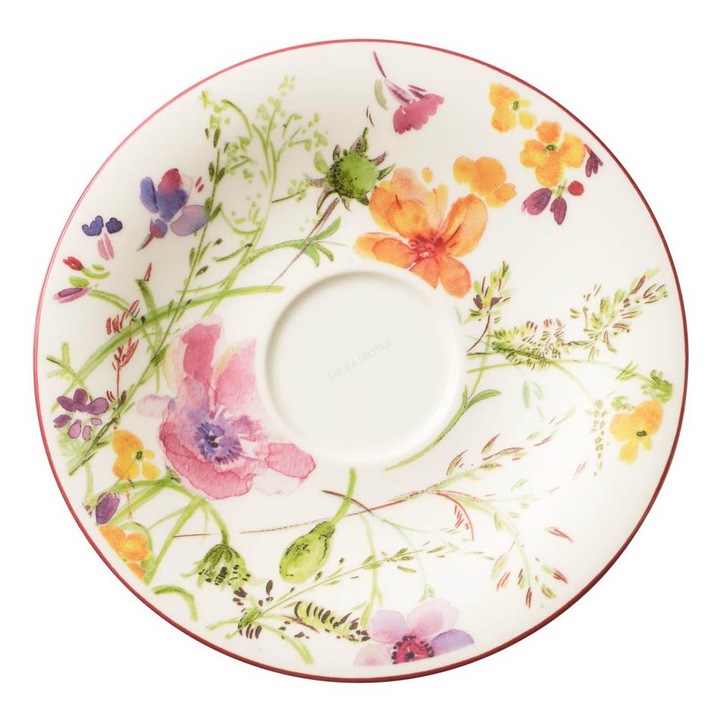 Villeroy&Boch kávés csészealj, Mariefleur kollekció, 16 cm, prémium porcelán