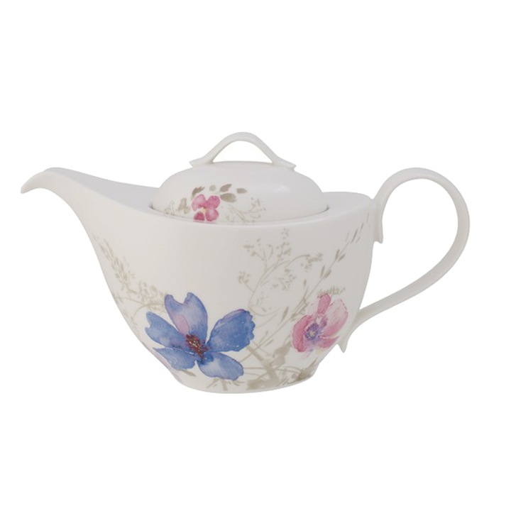 Чайник Villeroy&Boch, Колекция Marifleur Gris, 1.2 л, Порцелан
