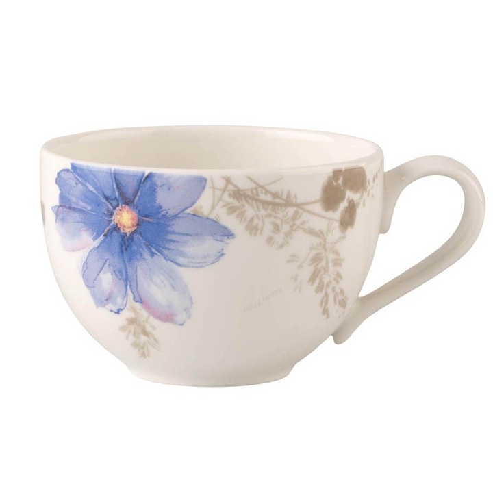 Чаша за кафе Villeroy&Boch, Колекция Mariefleur Gris, 250 мл, Порцелан