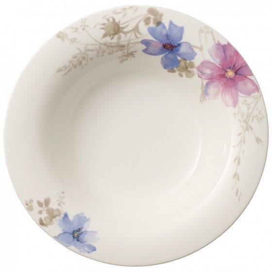 Farfurie adanca Villeroy&Boch, colectie Mariefleur Gris, 23 cm, premium portelan