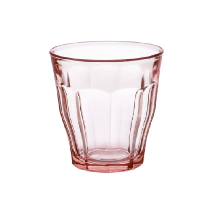 Set 4 pahare, sticla, roz, 250 ml, Picardie, Duralex - 3550190505344