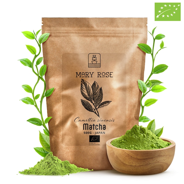 Чай Матча Био, Mary Rose, Прах Японски органичен 500гр