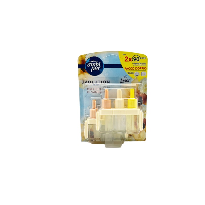 Légfrissítő-utántöltő Febreze 3Volution Gold&Vanilla Flowers, 2x20ml