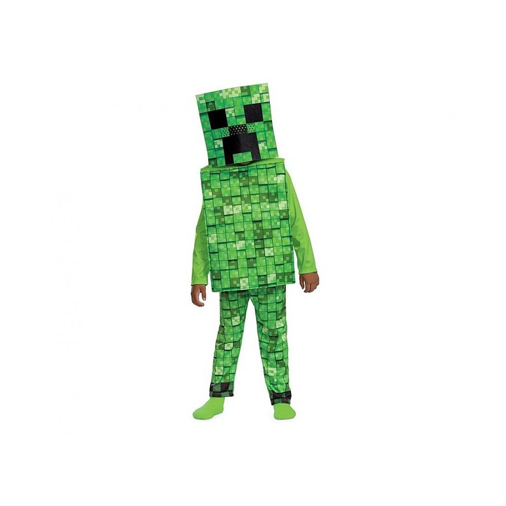Costum Minecraft Creeper verde 10-12 ani