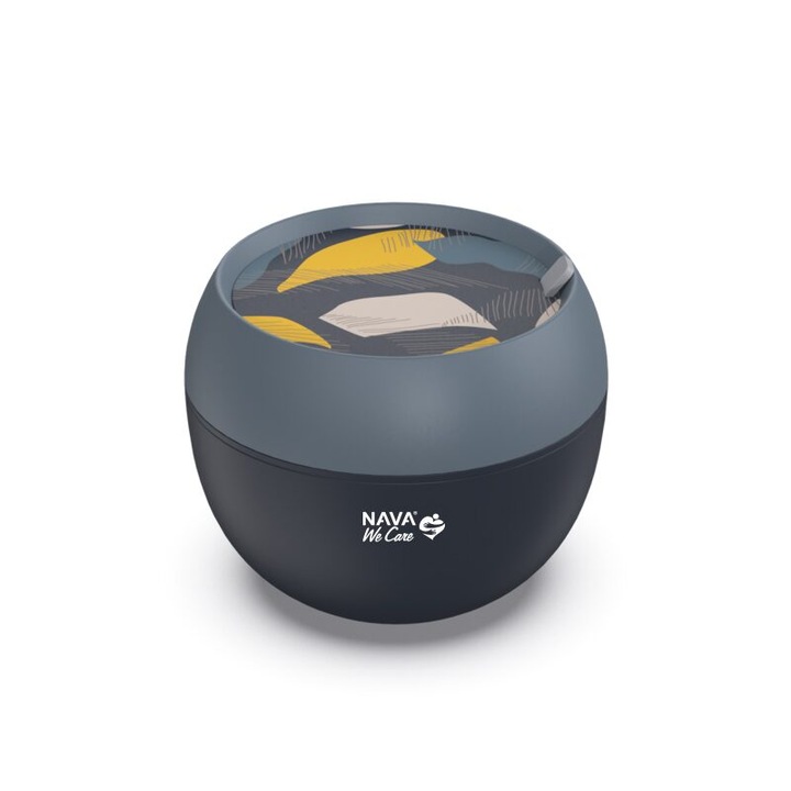 Caserola rotunda NAVA WE CARE 800 ml gri