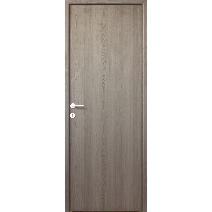 Интериорна врата с каса Karpat, масивна, MDF, ширина 68 см, дясно/ляво, anthracite gray
