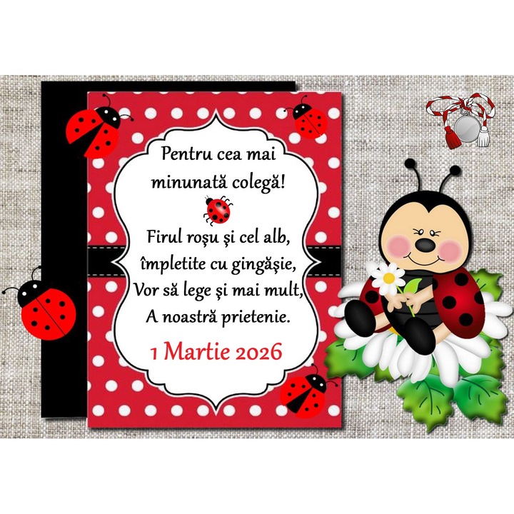 Martisor Magnetic Buburuza 2