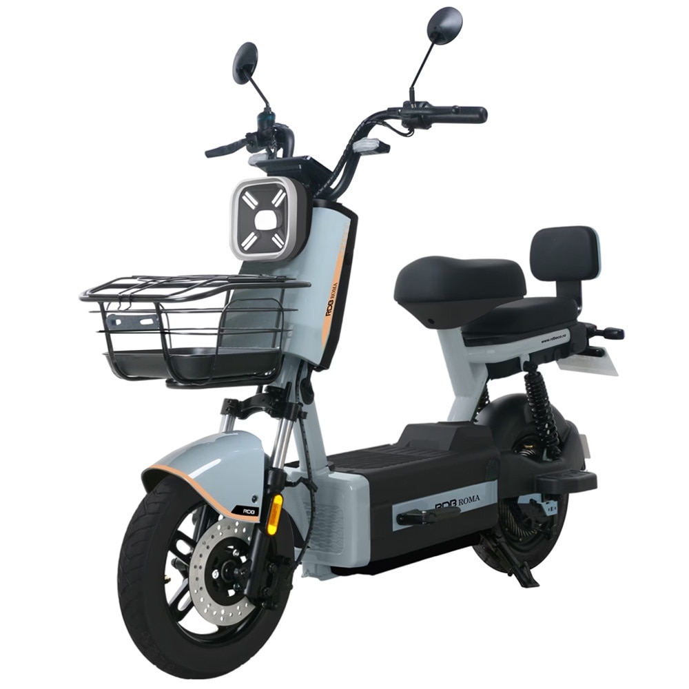 Scuter Electric RDB ROMA, fara permis, 600W, 25km/h, gri