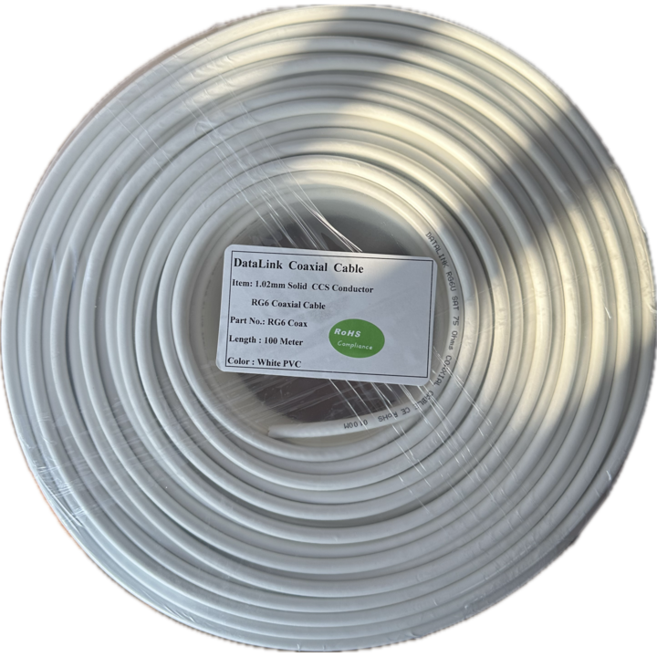 Cablu coaxial RG6 DataLink, rola 100m