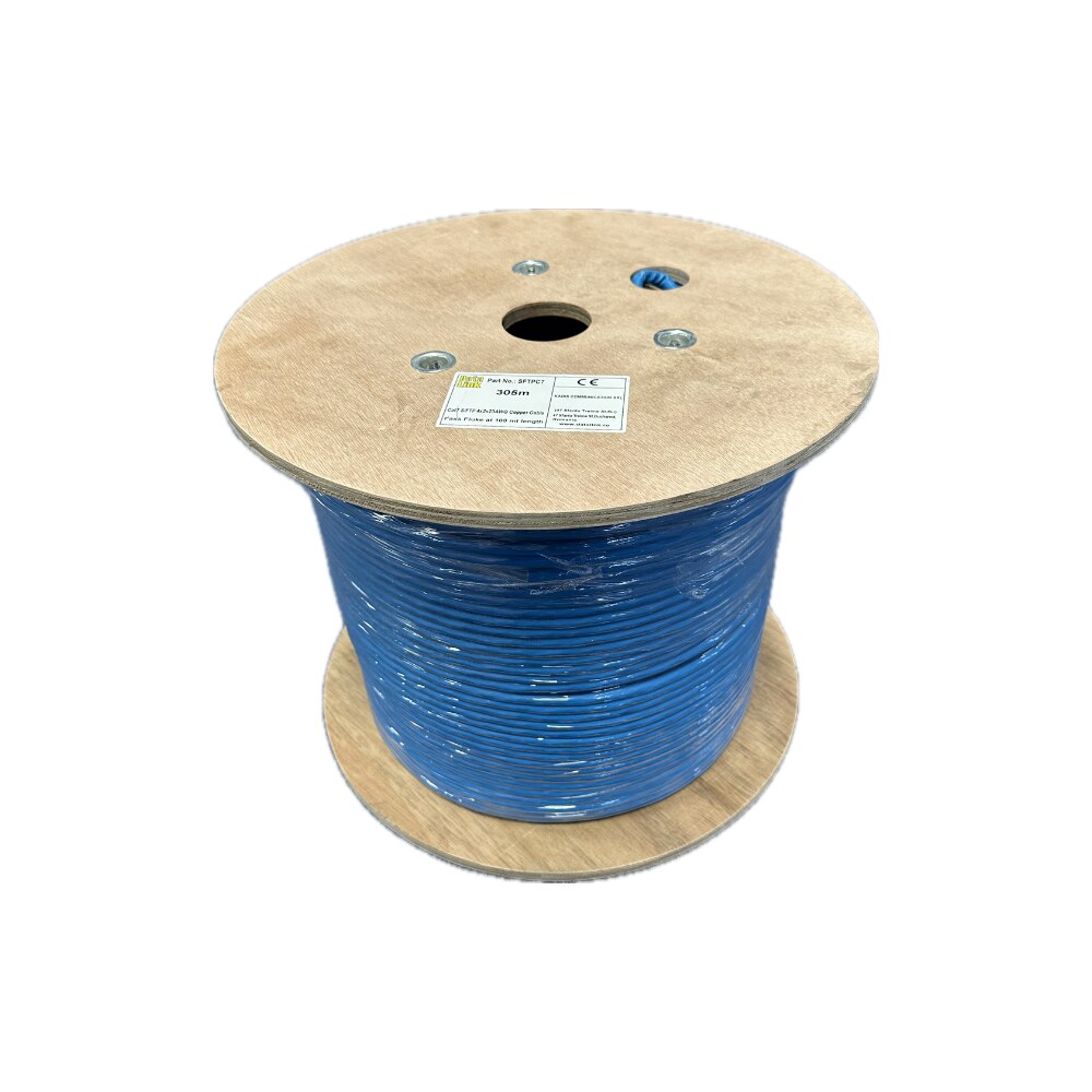 Cablu DataLink, S/FTP Cat7 LSZH, 0.57mm cupru 100%, rola 305m