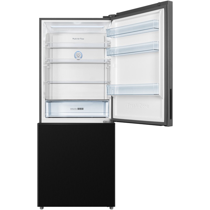 Combina frigorifica Tesla RC4200FTXE, 417 l, Total No Frost, Clasa E, Display extern, Control electronic, lumina LED, H 185 cm, Negru