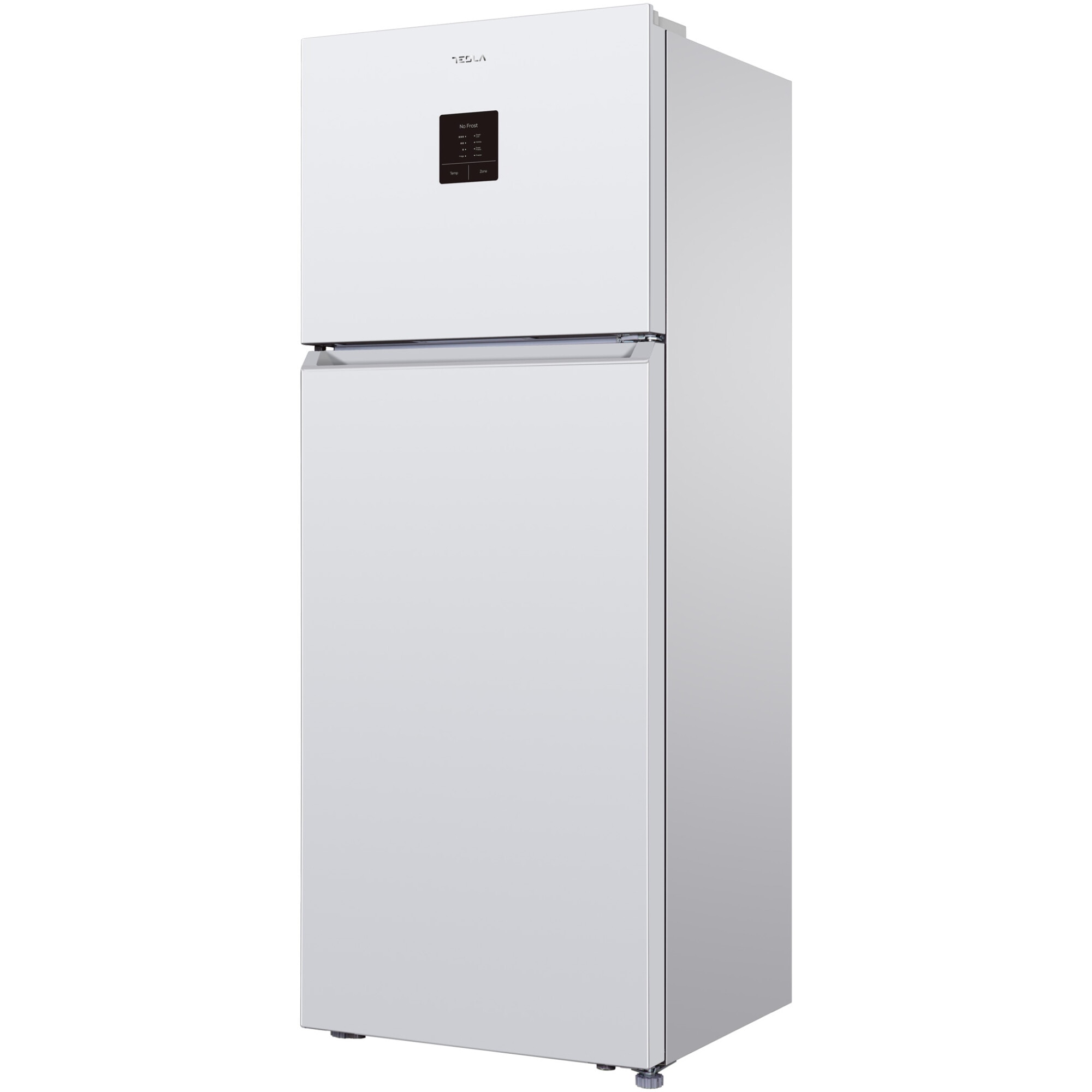 Frigider cu doua usi Tesla RD4650FTE, 465 l, Total No Frost, Clasa E, Display extern, Control electronic, Lumina LED, H 185, Alb
