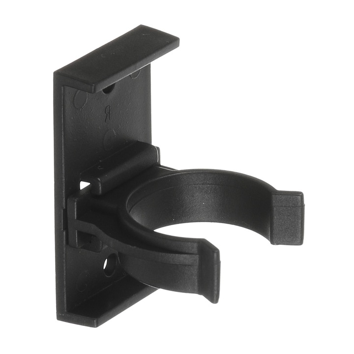 Suport pentru plinta, Ø 30 mm, plastic, negru