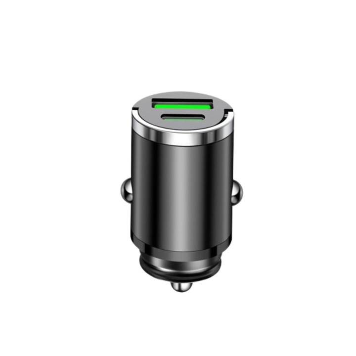 Mini incarcator auto 200w, QC3.0, PD, USB, Tip C