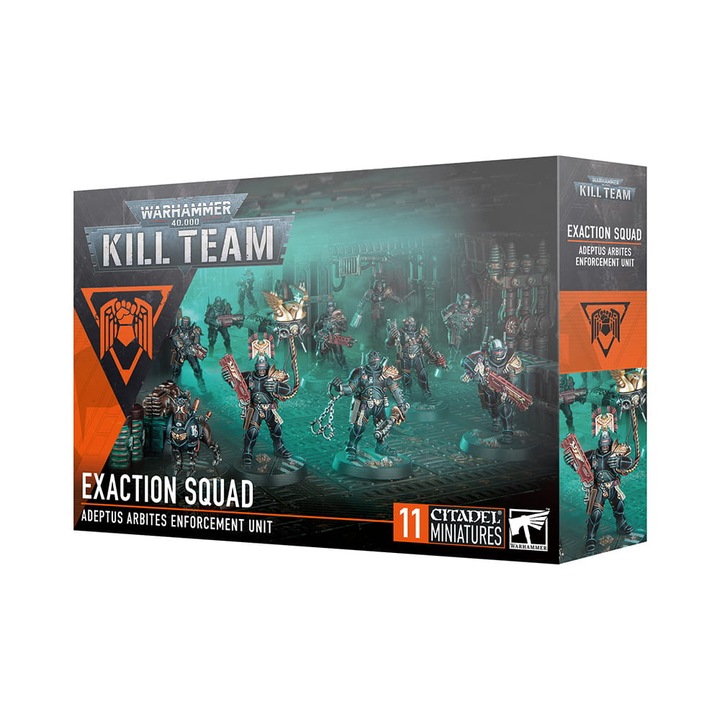 Warhammer 40000 Kill Team Exaction Squad 2024 Game Expansion Games Workshop 203 Piece Grey