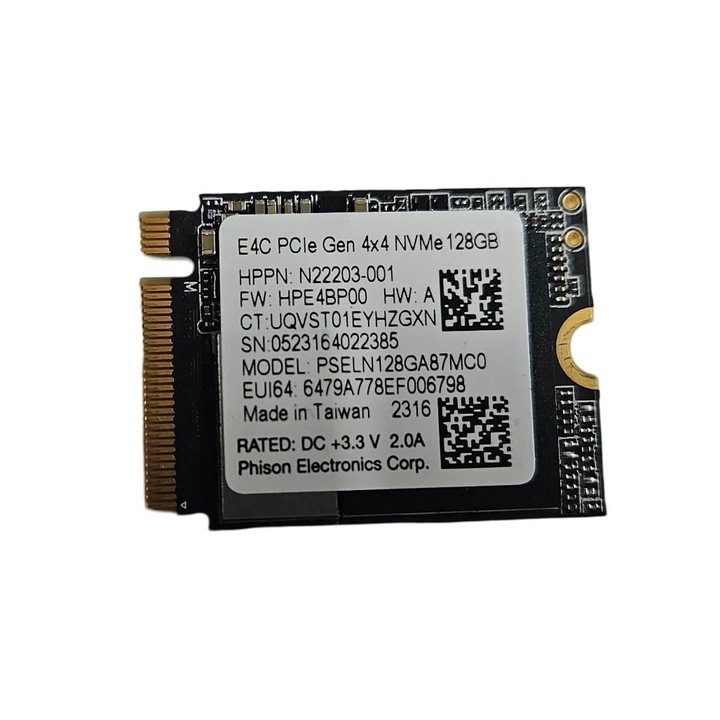 Ssd Nvme Phison 128gb 2230