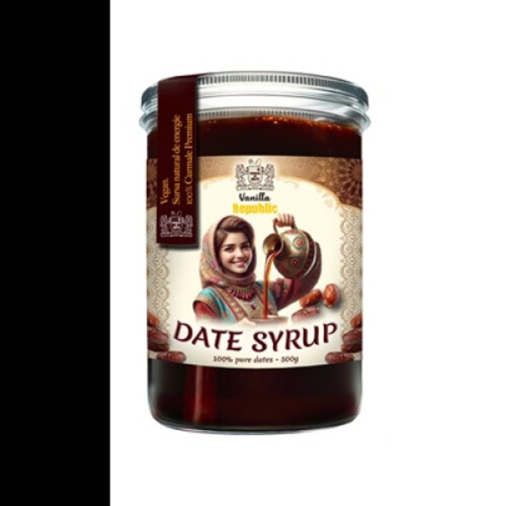 Datolyaszirup, Vanilla Republic, 500 g