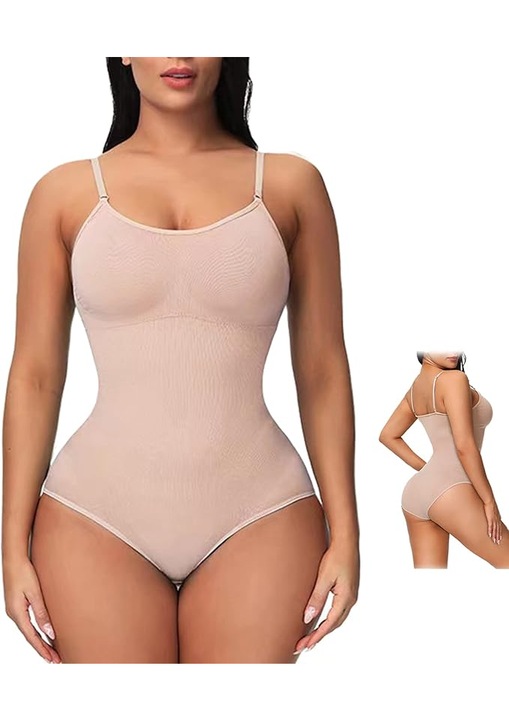 Lenjerie de Corp Modelatoare, Invisibila, Subtire, Pentru Slabire, CheChury, bej, XL